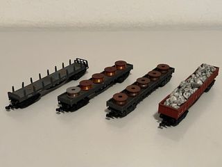 Lote 4 vagones mercancías Ibertren N.