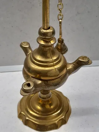 Lucerna fiorentina in ottone