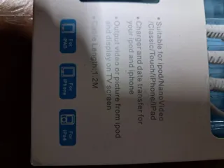 Cabo AV + USB para iPod/iPhone/iPad