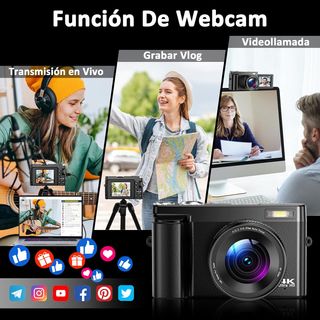 Cámara Digital 4K SIN ABRIR