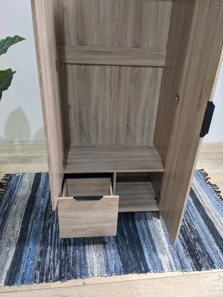 Armario 2 Puerta con Cajon 2 Colores Nuevo