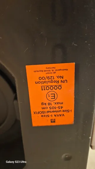 2 Sillas de coche GB Vaya i-Size