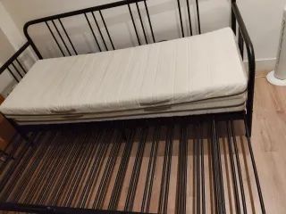 Cama extensible negra