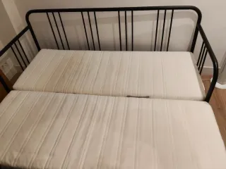 Cama extensible negra