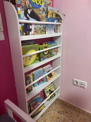 Librería Montessori Blanca 111x58x12