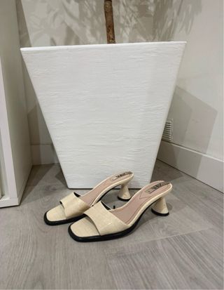 Sandalias Zara Talla 39 Beige