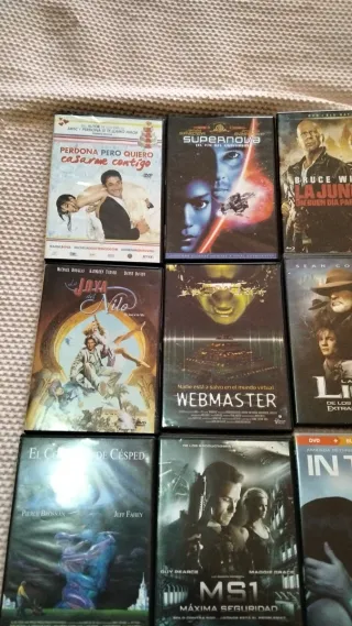 Lote 11 Películas DVD y Blu-ray