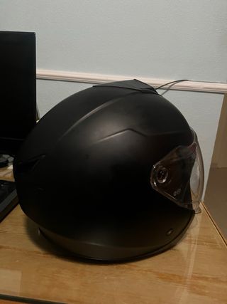 Casco Moto tipo jet LS2 Negro talla M