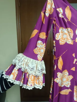 Traje de flamenca licra estampado