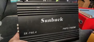 Amplificador Sunbuck SK-790.4 4 Canales 7900W
