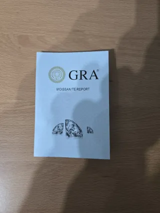 Moissanita sintética GRA 1.0ct D