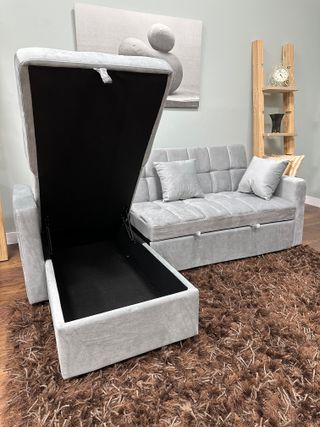 Sofa Cama Chaiselongue Con Arcon Nuevo