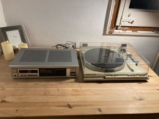 Giradischi Garrand D-20 e amplificatore Pioneer