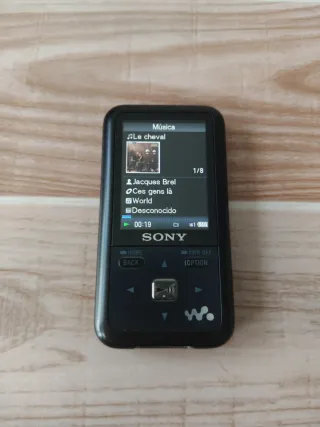 Sony Walkman NWZ-S615F Reproductor MP3/Video Negro