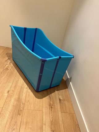 Bañera Plegable Infantil Azul 100*45*48 cm