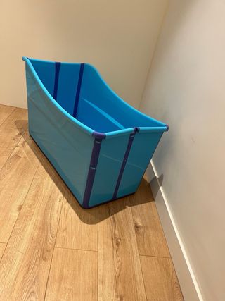 Bañera Plegable Infantil Azul 100*45*48 cm