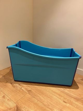 Bañera Plegable Infantil Azul 100*45*48 cm