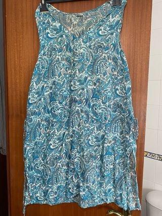 Vestido fresco estampado talla L