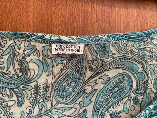 Vestido fresco estampado talla L