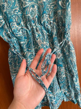 Vestido fresco estampado talla L