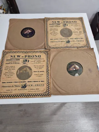 Lote 25 Discos de Pizarra Flamenco y Sevillanas