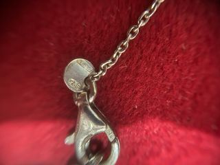 Collana Rosario Argento Scintillante pari al nuovo