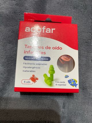 Tapones de oído infantiles Acofar (6 uds)
