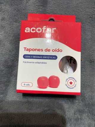 Tapones de oído infantiles Acofar (6 uds)