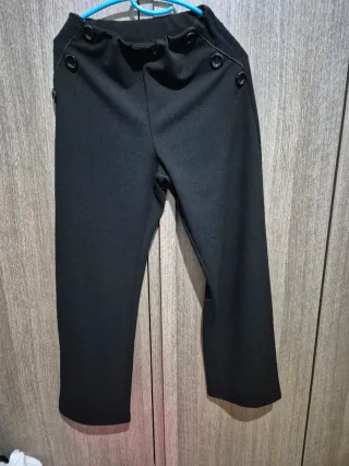 Pantaloni donna neri dritti