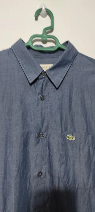 Camisa Lacoste Azul oscuro Manga Larga