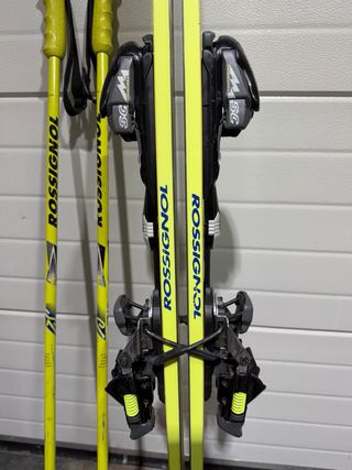 Esquís Rossignol Profesionales 1,98 con funda HEAD