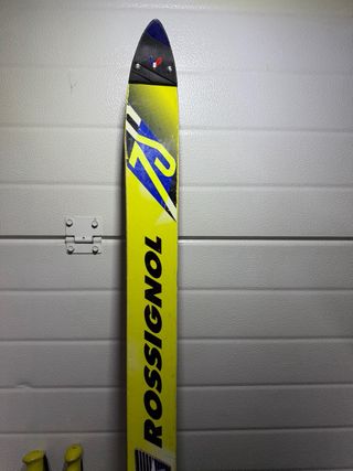 Esquís Rossignol Profesionales 1,98 con funda HEAD