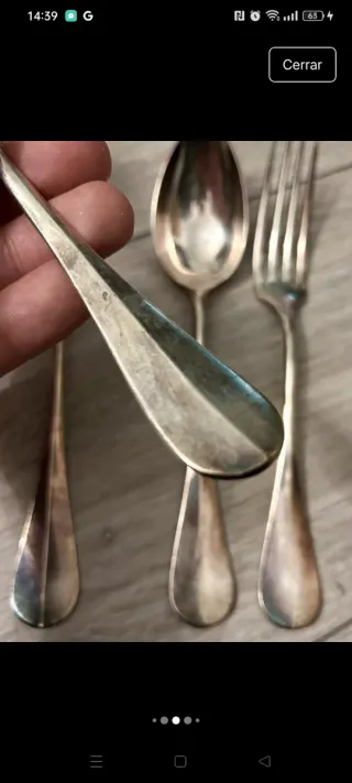 2 Tenedores y 2 Cucharas Antiguas