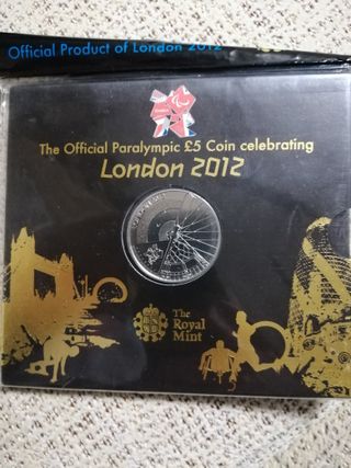 Reino Unido 2012 Moneda Paralímpica £5