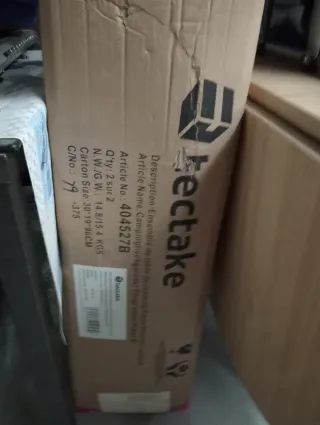 2 Bancos Plegables Resina 180x29x43cm