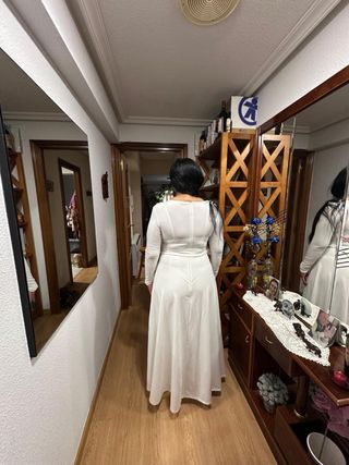 Traje elegante blanco