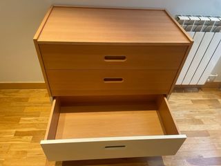 Cuna convertible en cama + Cómoda Nobodinoz