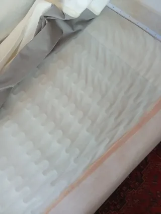 Sofá Ikea 3 plazas tela blanco