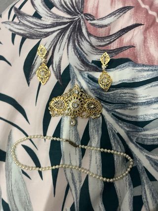 Aderezo Fallera Joya Pendientes Collar