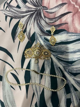 Aderezo Fallera Joya Pendientes Collar