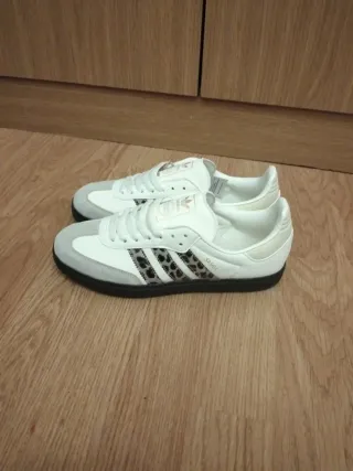 Adidas Samba Animal Print Beige/Blanco