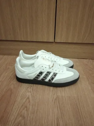 Adidas Samba Animal Print Beige/Blanco