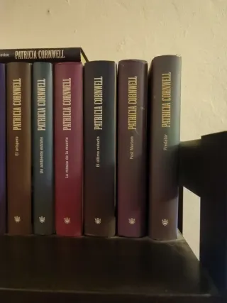 19 libros Patricia Cornwell ,tapa dura, español