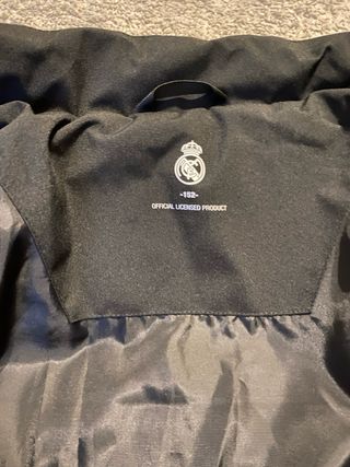Plumífero Real Madrid Negro Talla 152