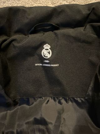 Plumífero Real Madrid Negro Talla 152