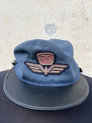 Cappello Ferrovie dello Stato FS Anni 80 Originale