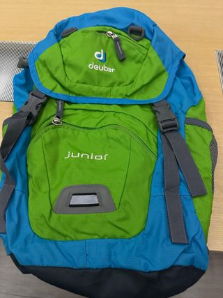 Mochila Deuter Junior Azul y Verde