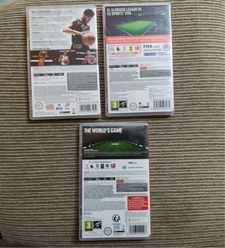 Lote 3 juegos NBA 2K19 FIFA 20 FIFA 23 switch