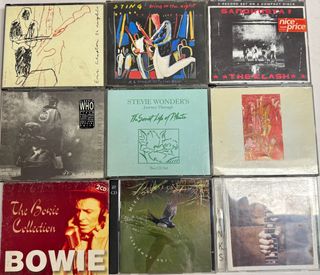 Lote CDs Rock: Stones, Dire Straits, Clapton...