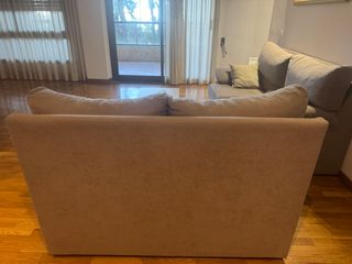 Conjunto Sofá 3+2 plazas Tela Gris verdoso